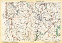 Plate 014, Bristol, Plymouth, North Attleborough, Bridgewater, Freetown, Swansea, Massachusetts State Atlas 1891